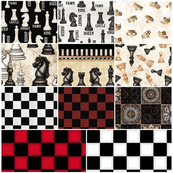 Chess Fabric Checkmate Check Bishop Night Queen King -  Denmark