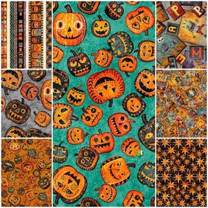 Creepin it Real Halloween 100% Cotton Fabrics by QT! 7 Styles