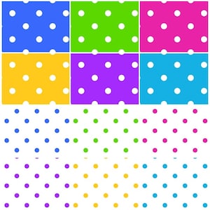 Small Dots #28892 Polka Dots 100% Cotton Fabric by QT Fabrics! 12 Styles!