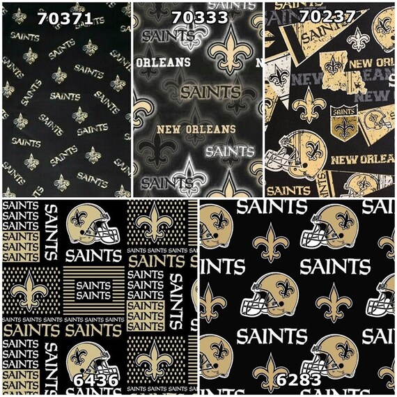 Saints fabric online
