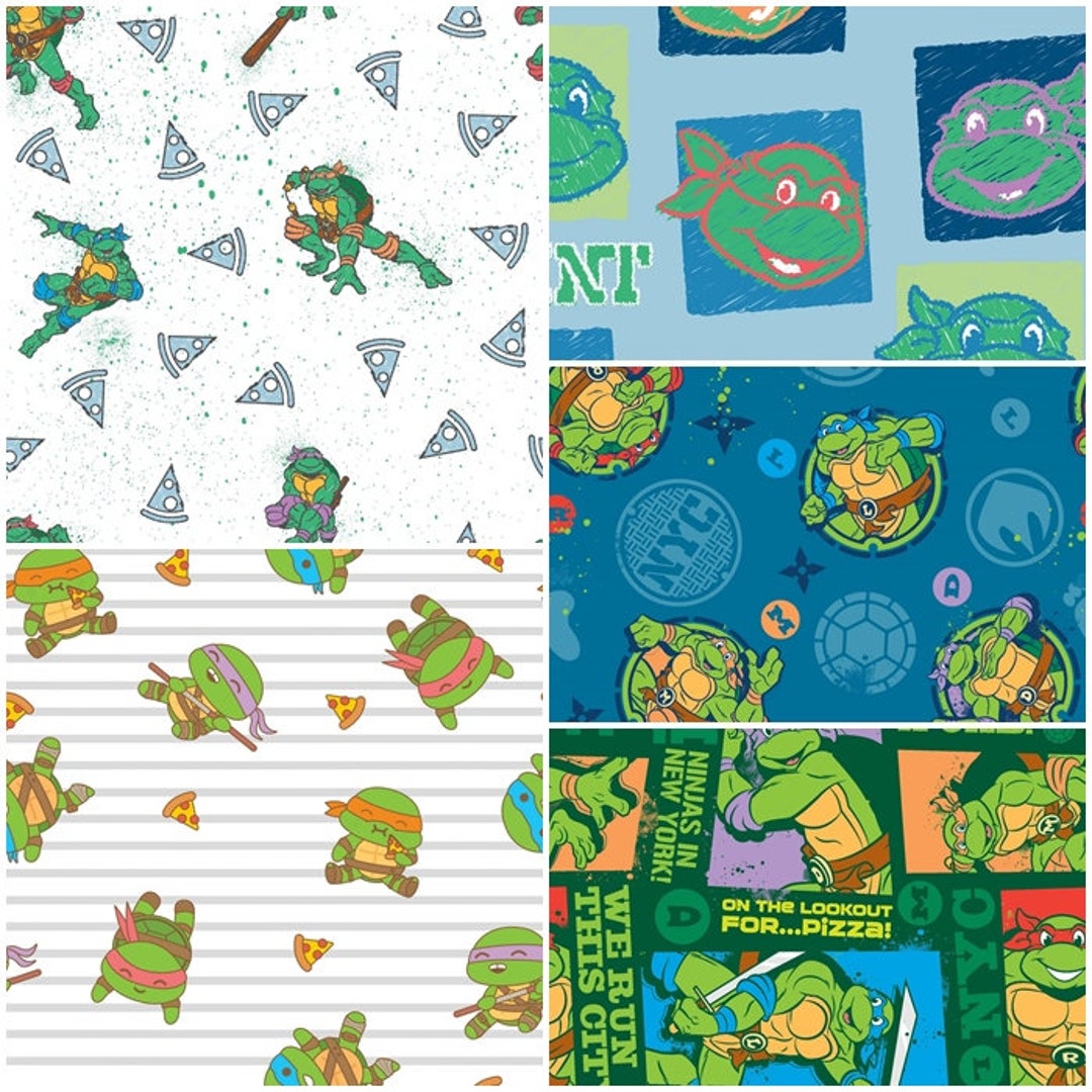 Tortugas Ninja Mutantes Adolescentes Tela Algodón 5 - España