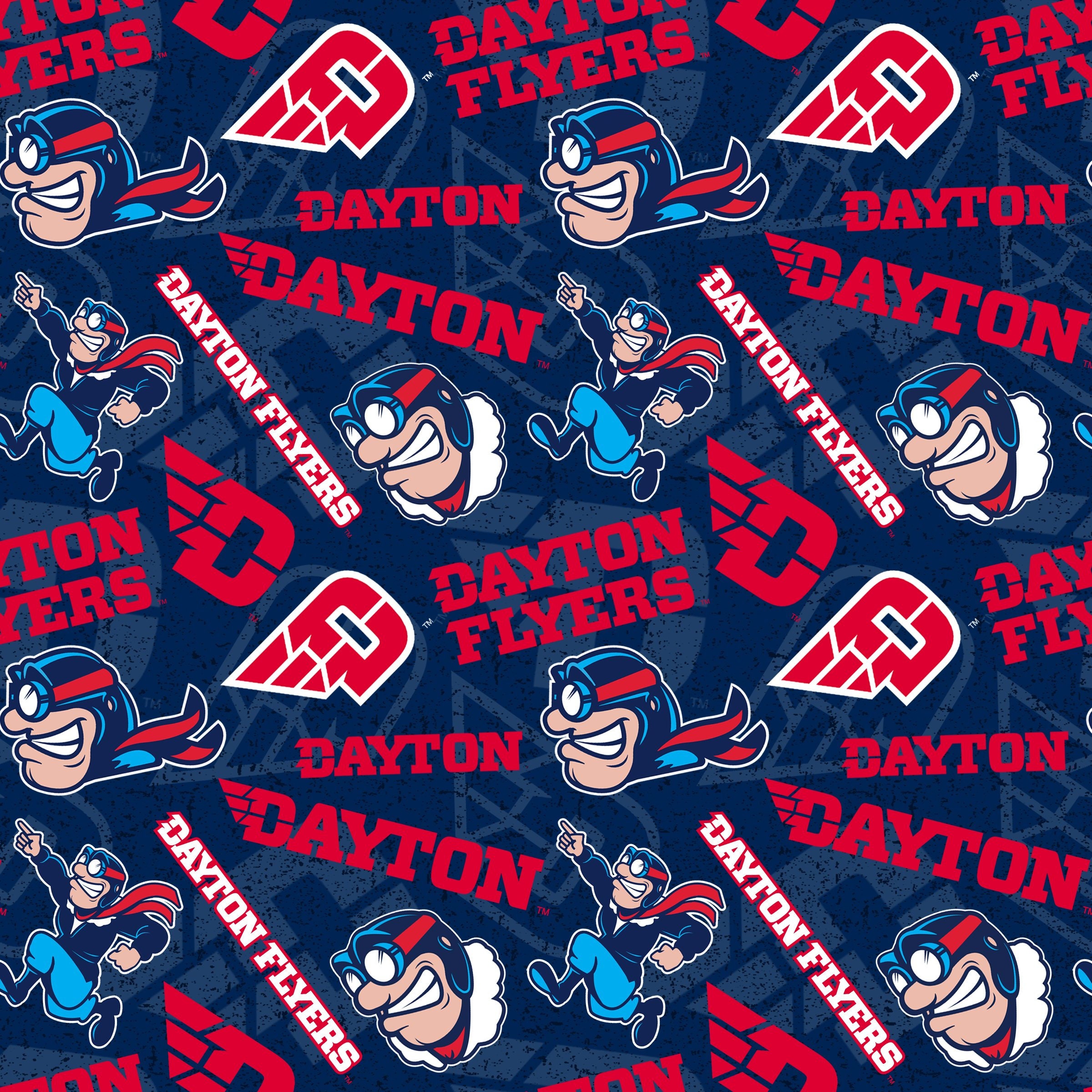 Dayton Flyers Custom Name Number Light Blue College Basketball