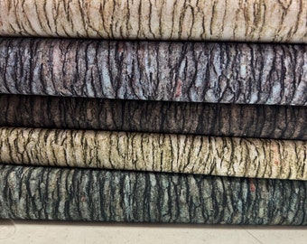 Open Air Landscape Nature Tree Bark Wood #28112 100% Cotton Fabric by QT Fabrics! 7 Colors