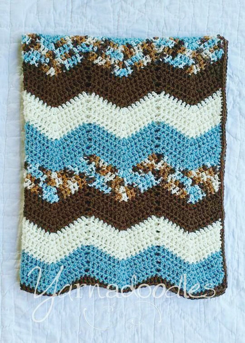 Chevron Blanket Western Blanket Cowboy Blanket Crochet | Etsy
