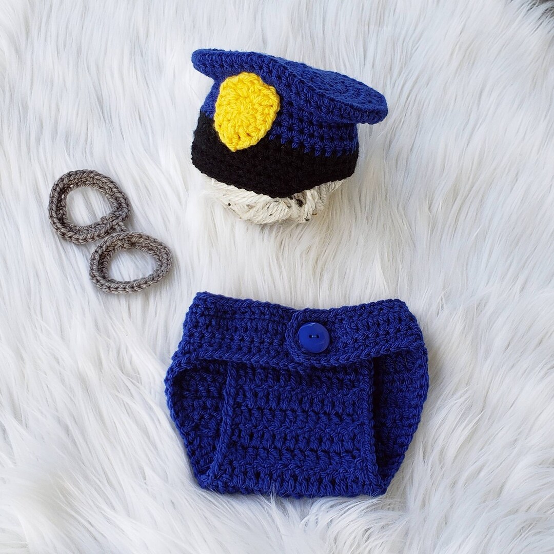 Adorable Police-Inspired Baby summer Outfit Set main image 1