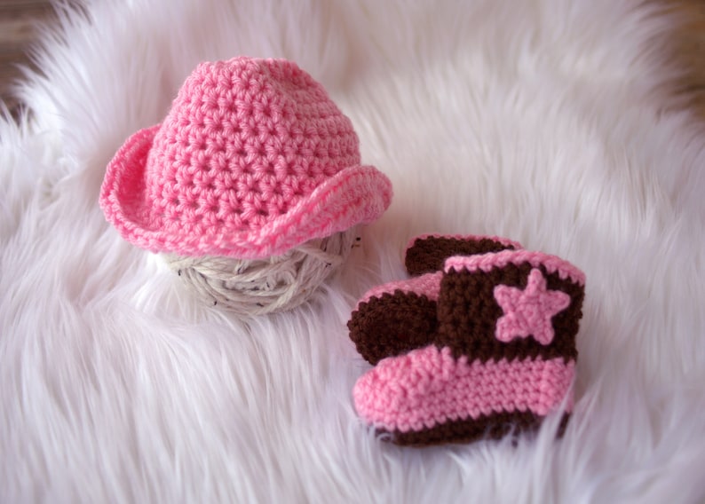 Cowboy Boots Set Cowboy Hat Set Baby Cowboy Set Baby Etsy