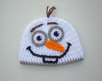 Snowman Hat, Crochet Snowman Hat, Enchanted Snowman, Snowman Crochet Hat, Crochet Hat, Snowman Beanie, Crochet Beanie, Funny Snowman Hat