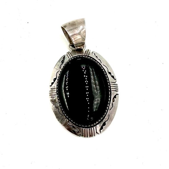 Delightful Jim Secatero Native American Navajo Synthetic Opal Sterling Silver Necklace Delightful Jim Secatero Native American Navajo Synthetic Opal Sterling Silver Necklace