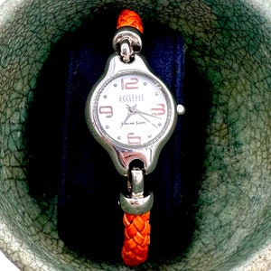 Vintage Ecclissi Sterling Silver Bracelet Watch: Braided  display picture 2