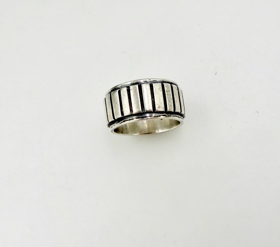 MODERNIST STERLING RING Jules Brenner Mid Century… - image 8