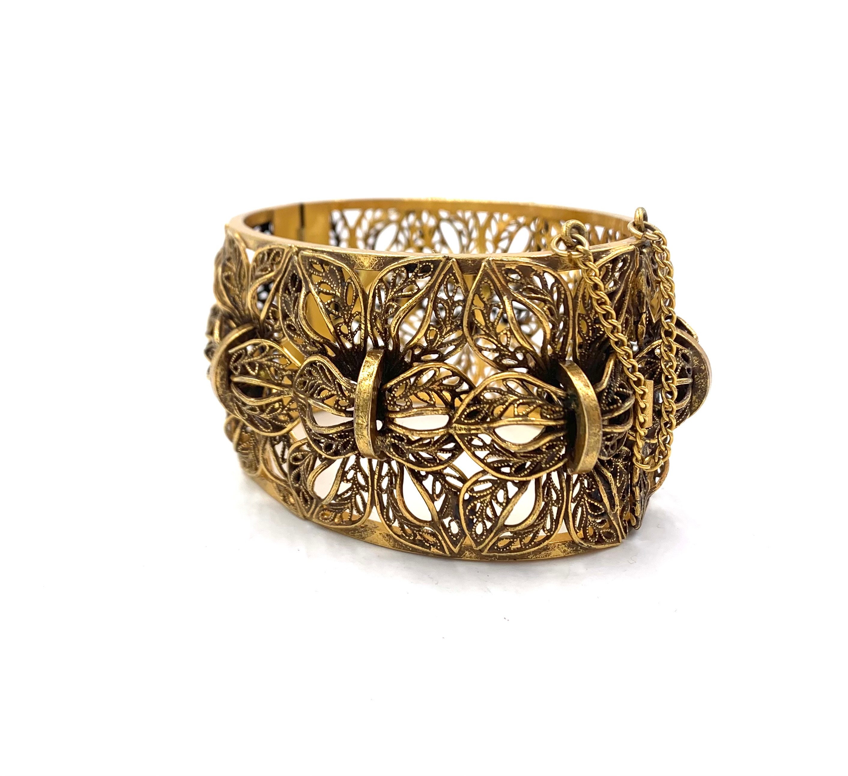 SHIMADANTIQUES × toff : Bangle brass Handcrafted Indian Brass Cuff