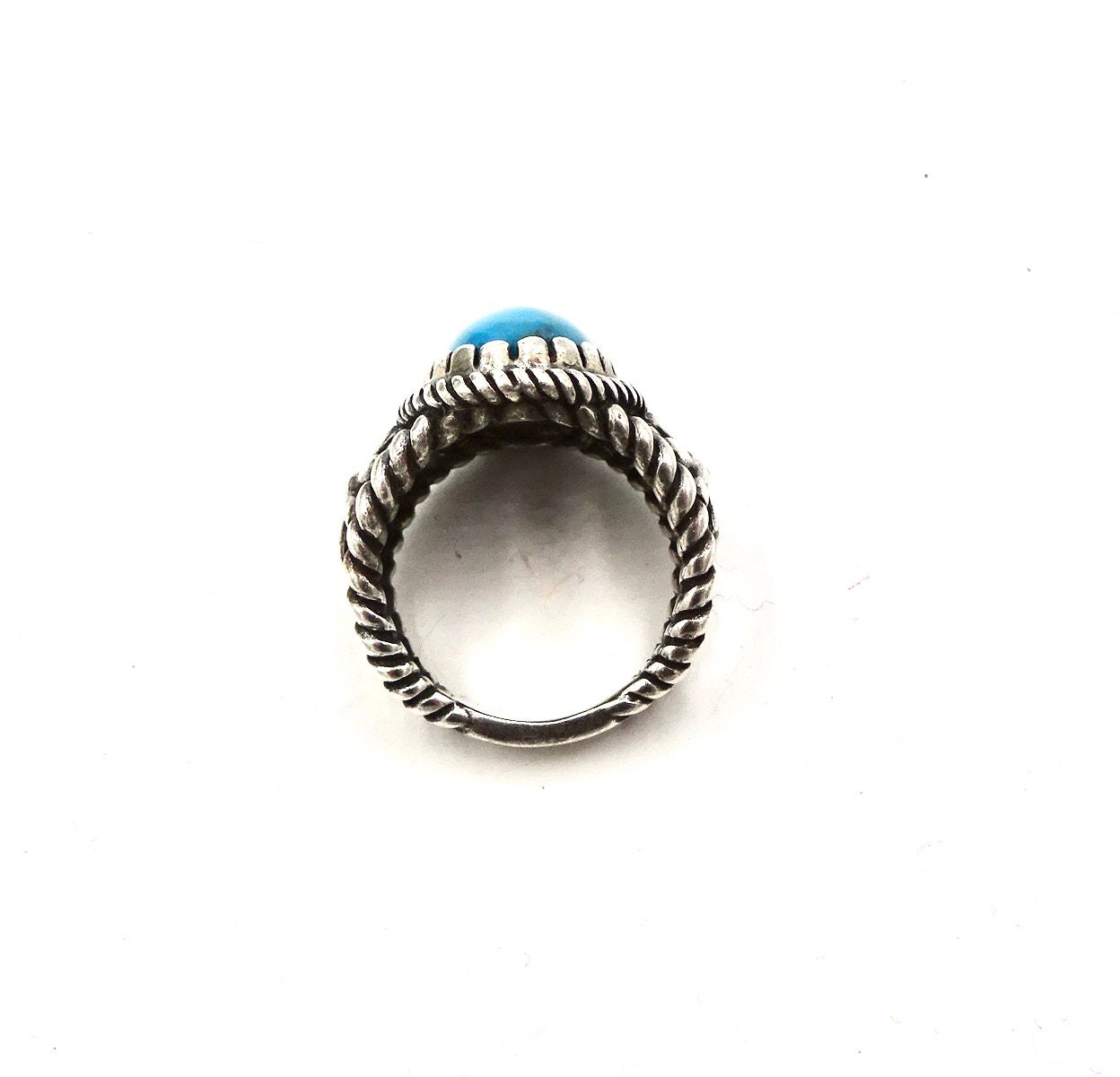 CAROLYN POLLACK RING Relios 925 Sterling Silver Turquoise