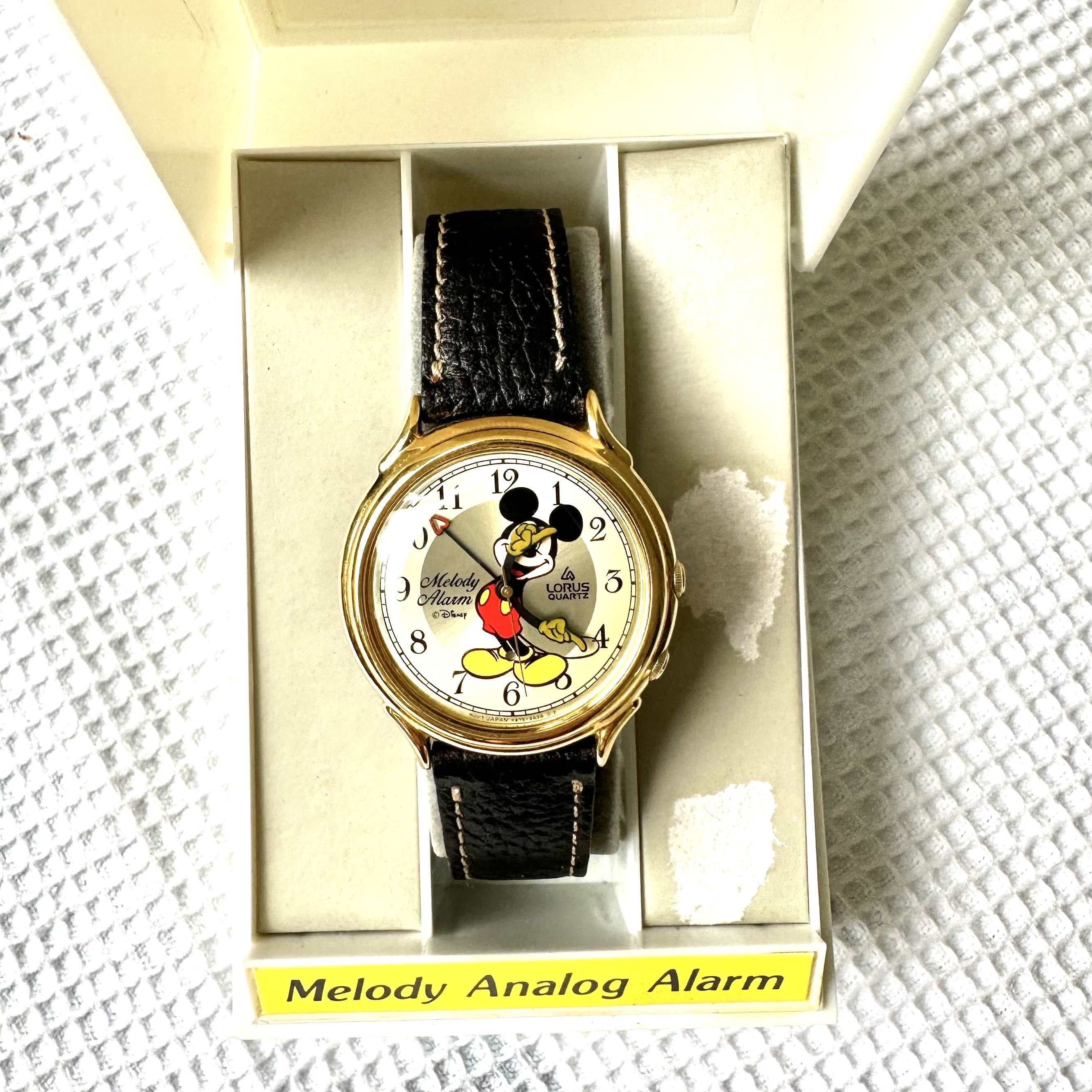 ヴィンテージ品♪LORUSメロディミッキーウォッチ ヴィンテージ ローラス LORUS ミッキーマウス Mickey 腕時計