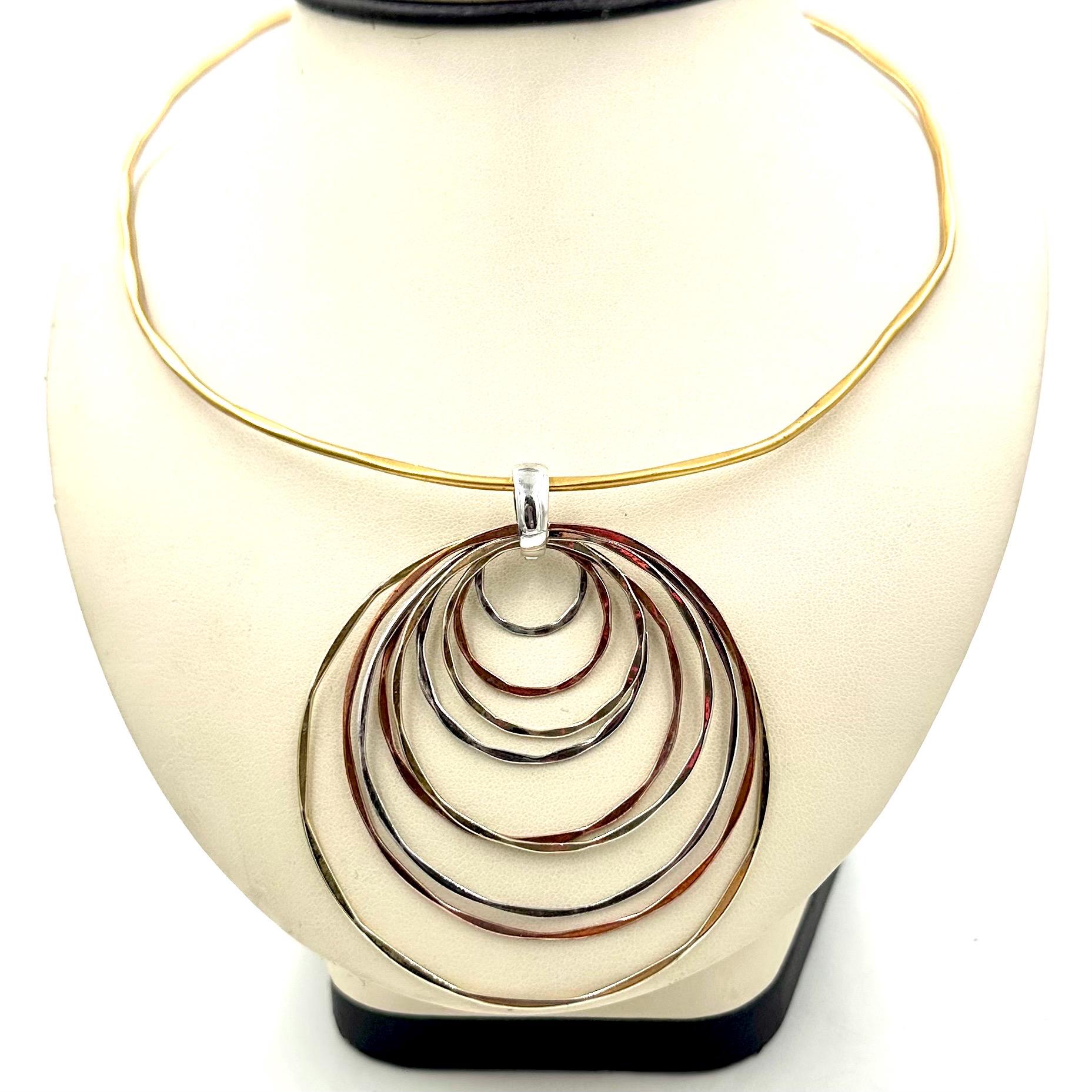 RLMスタジオ ネックレス スターリングシルバー 真鍮 銅 モダニスト 