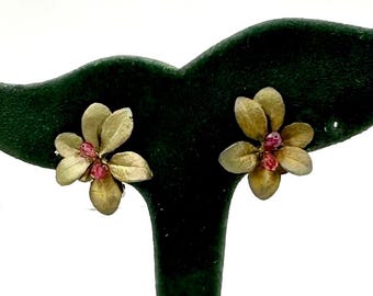 マイケル・ミショー リーフ＆バッド ロングパールドロップワイヤー