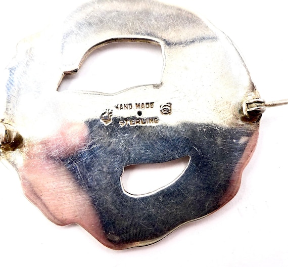 Rare CARL POUL PETERSEN Sterling Silver Dove Pin … - image 6