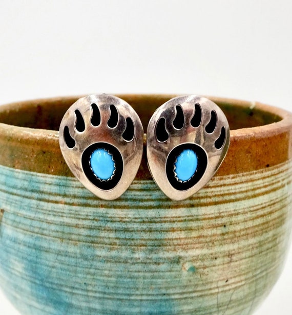 Rare Vintage Native American Navajo Sleeping Beauty Turquoise Sterling Silver Shadowbox Ring Rare Vintage Native American Navajo Sleeping Beauty Turquoise Sterling Silver Shadowbox Ring