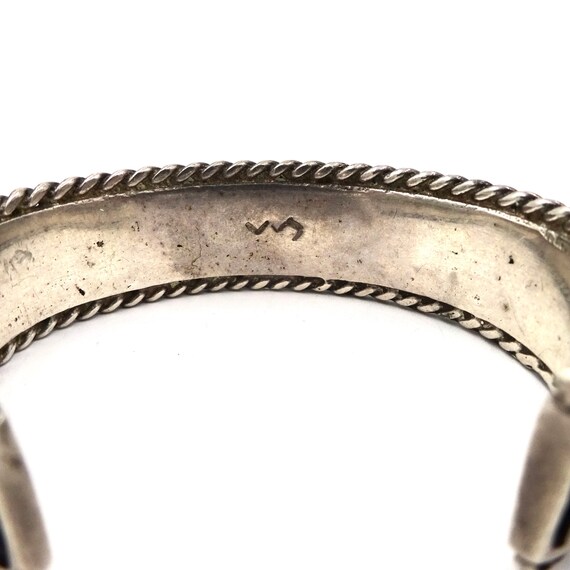 Heavy Vintage Southwestern Sterling Silver Clasp Bracelet Cuff Heavy Vintage Southwestern Sterling Silver Clasp Bracelet Cuff
