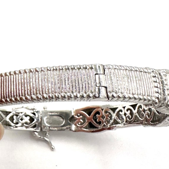 EPIPHANY BANGLE BRACELET Bracelet Platinum Clad S… - image 8