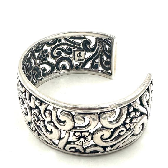 Relios CAROLYN POLLACK CUFF Bracelet Sterling Silver Southwestern