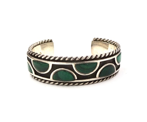 Heavy Vintage Southwestern Sterling Silver Clasp Bracelet Cuff Heavy Vintage Southwestern Sterling Silver Clasp Bracelet Cuff