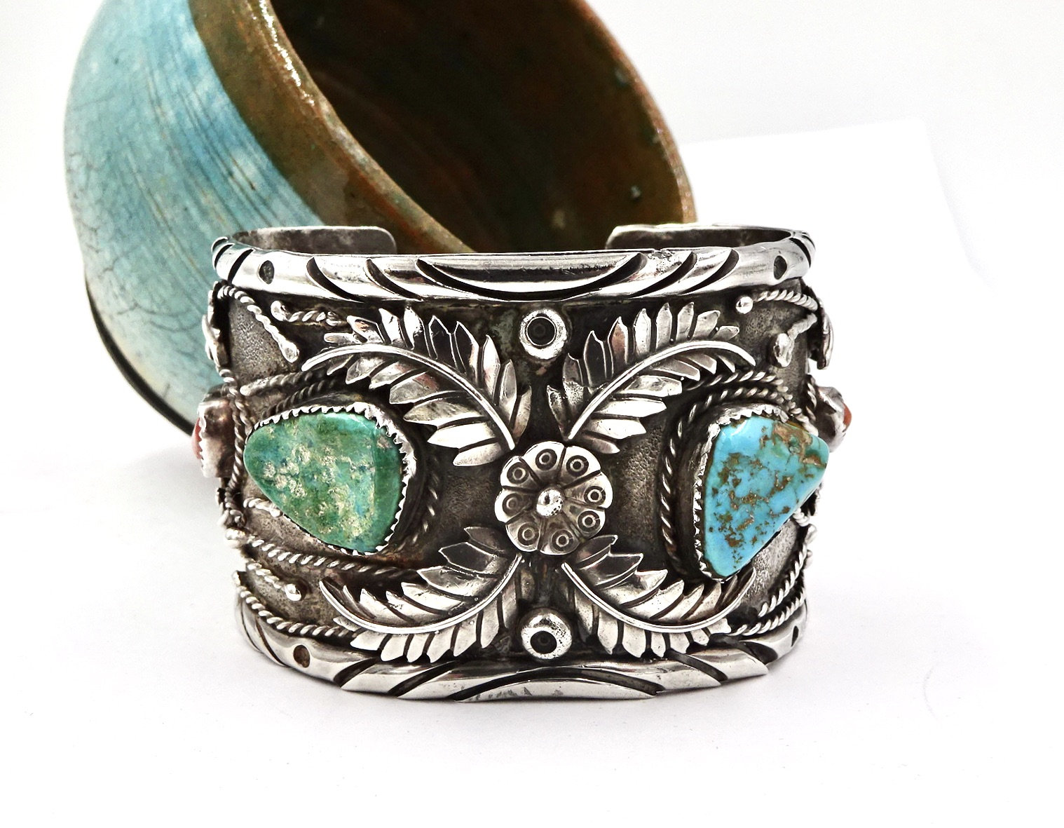 navajo sterling silver バングル NAVAJO STERLING CUFF Bracelet 925 Sterling Silver Turquoise