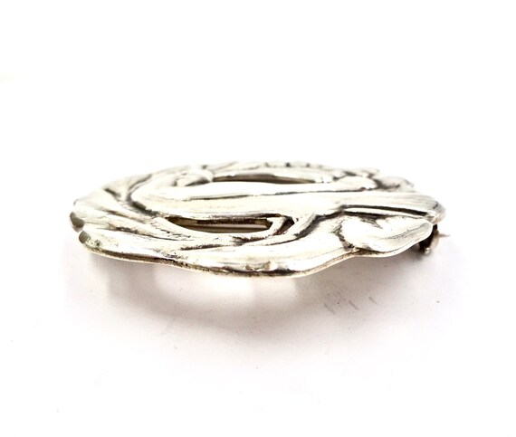 Rare CARL POUL PETERSEN Sterling Silver Dove Pin … - image 4