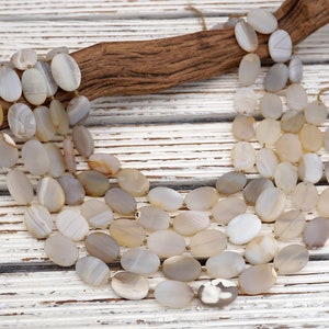 MATTE Natural Agate Oval shape beads 20-22mm (ETB01766) Healing crystal/Reiki healing/Healing necklace
