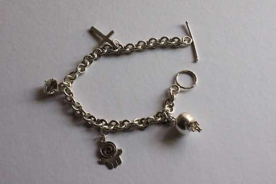 925 SILVER CHARM BRACELETS, Collector Charms, Alf… - image 1