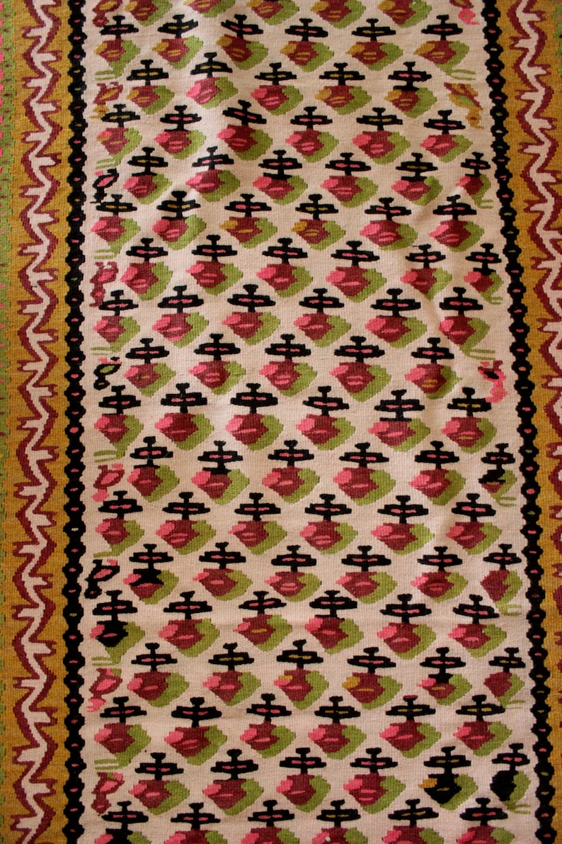Vintage Kilim Rug Turkish Kilim Vintage Handmade Kilim Rug Etsy