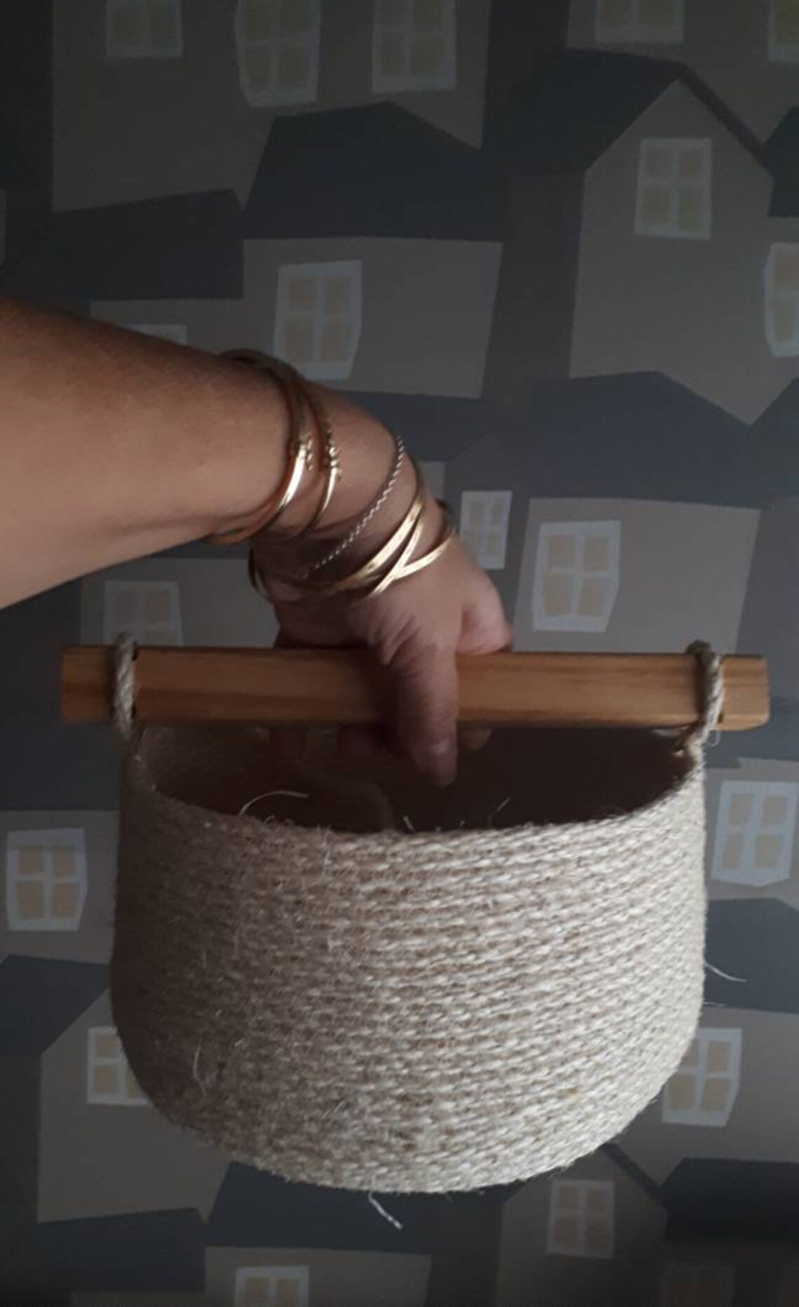 Sisal Baskets Handmade Rope Baskets Made to ORDER Sisal Etsy