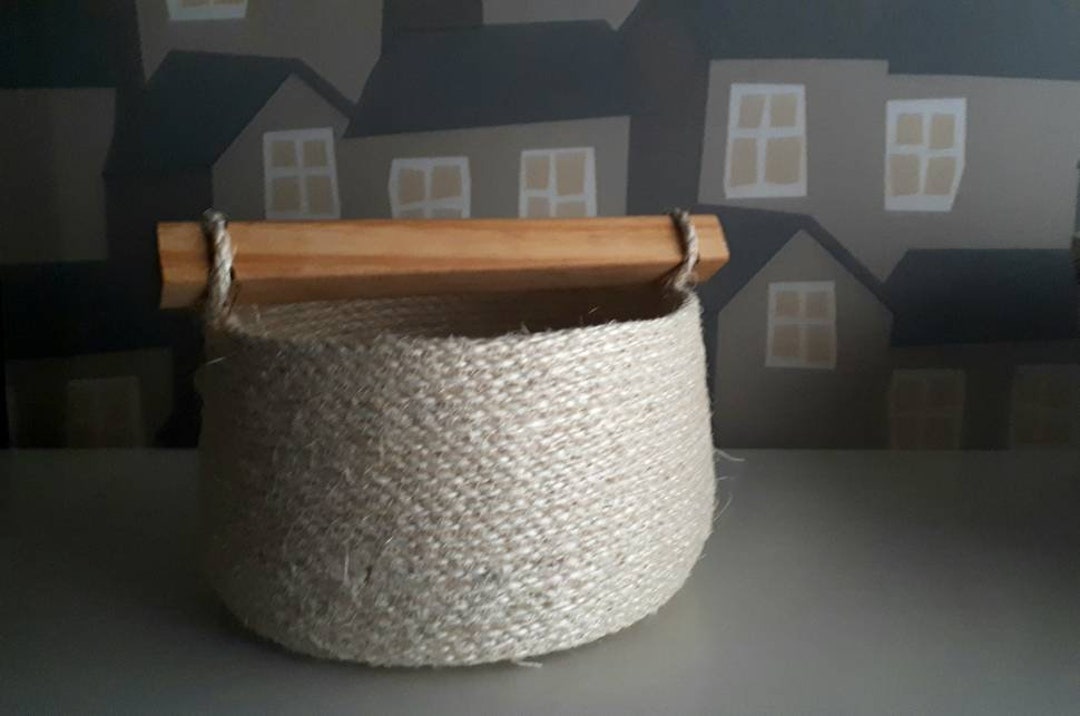 Sisal Baskets, Handmade Rope Baskets, Made to ORDER, Sisal Baskets for