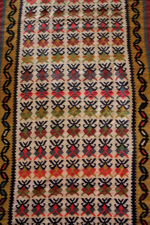 Vintage Kilim Rug, Turkish Kilim Vintage Handmade Kilim Rug