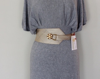 Buy Vintage Boho Luxe Woven Leather Strip Wrap Around Belt  display picture 3