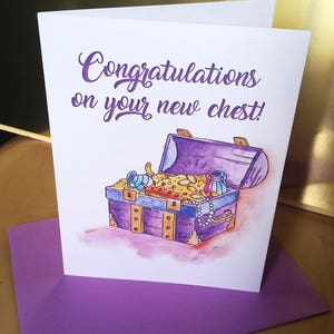 You're the real Treasure- Top surgery card/ queer card/ non binary card/ lgbt card/ body positive card/ Coming out card / transgender card