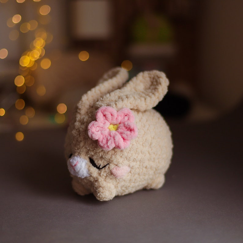 Bunny crochet pattern kawaii plushies amigurumi image 6