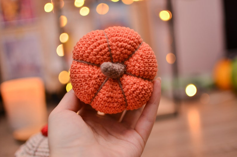 Crochet pattern Pie Pumpkin Hat Thanksgiving Day Amigurumi pdf image 4