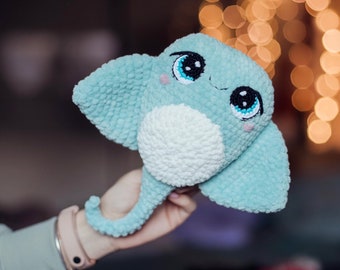 Crochet pattern cramp fish amigurumi pdf