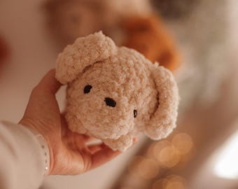 Dog  LOW SEW crochet pattern kawaii plushie amigurumi animal puppy dog