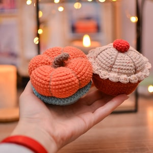 Crochet pattern Pie Pumpkin Hat Thanksgiving Day Amigurumi pdf image 7