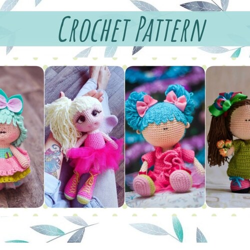 Set of Crochet Patterns Etsy