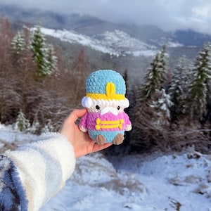 No Sew Nutcracker crochet pattern Christmas home decor plushie amigurumi pdf image 2