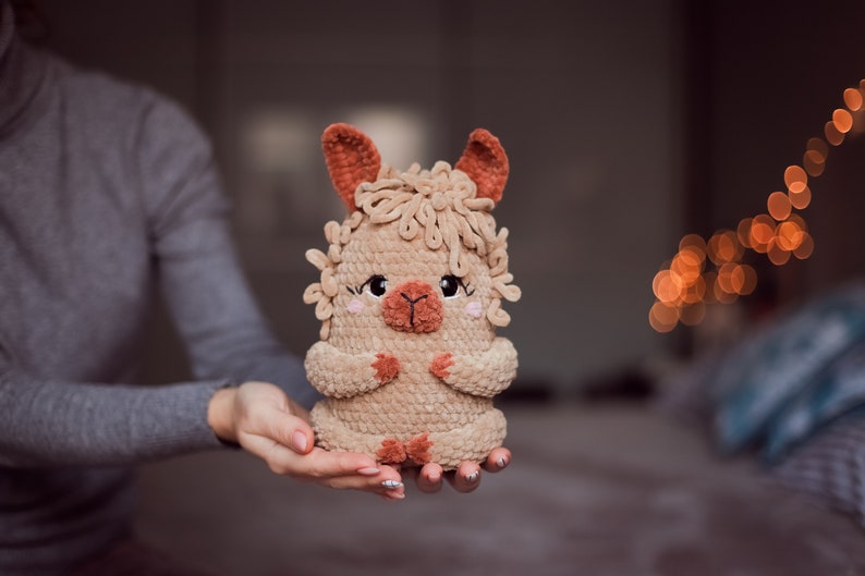 Lama Alpaca Crochet PATTERN Amigurumi soft toy tutorial pdf image 5