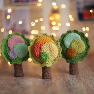 Crochet pattern trees amigurumi wood pdf