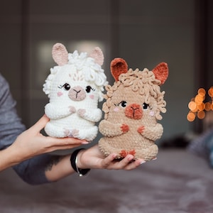 Lama Alpaca Crochet PATTERN  Amigurumi  soft toy tutorial pdf