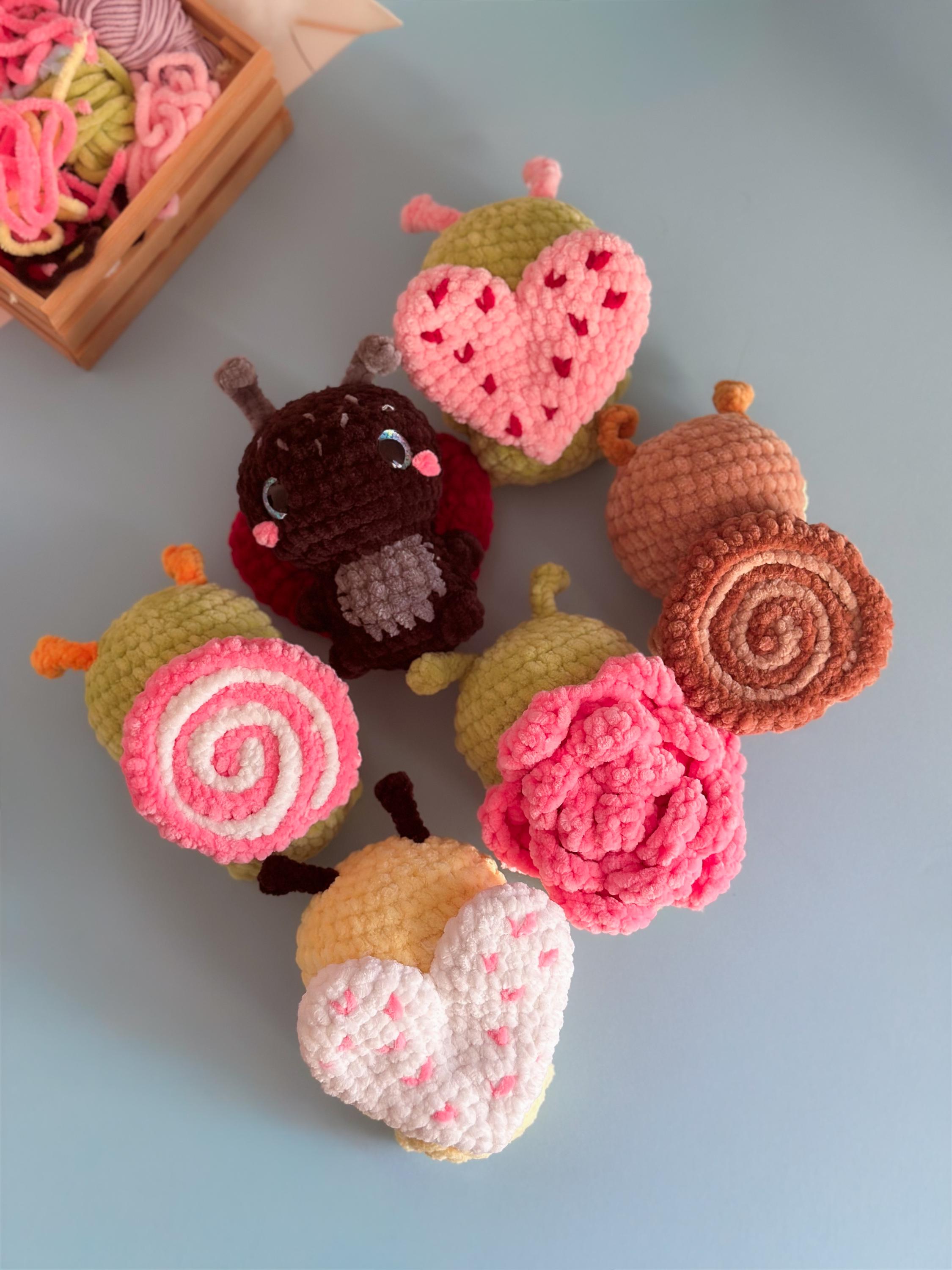 Bugs Crochet Pattern Bundle 3in1 Plushie Pattern. PDF Amigurumi Low Sew ...