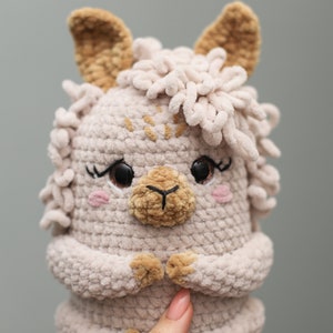 Lama Alpaca Crochet PATTERN Amigurumi soft toy tutorial pdf image 8