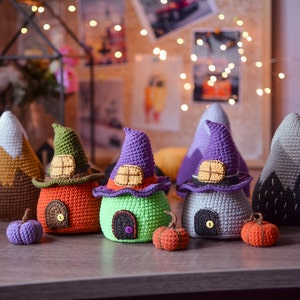 Crochet pattern pdf house + mountain