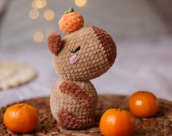 Amigurumi animal au crochet Capybara