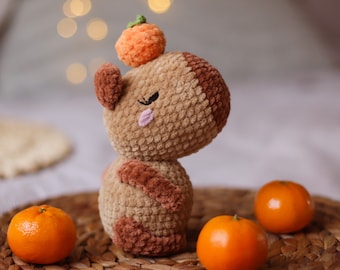 Capybara Crochet pattern amigurumi animal